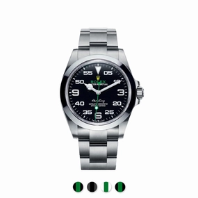 Rolex - Rubber B strap for Air-King 40mm 126900 - Swimskin??