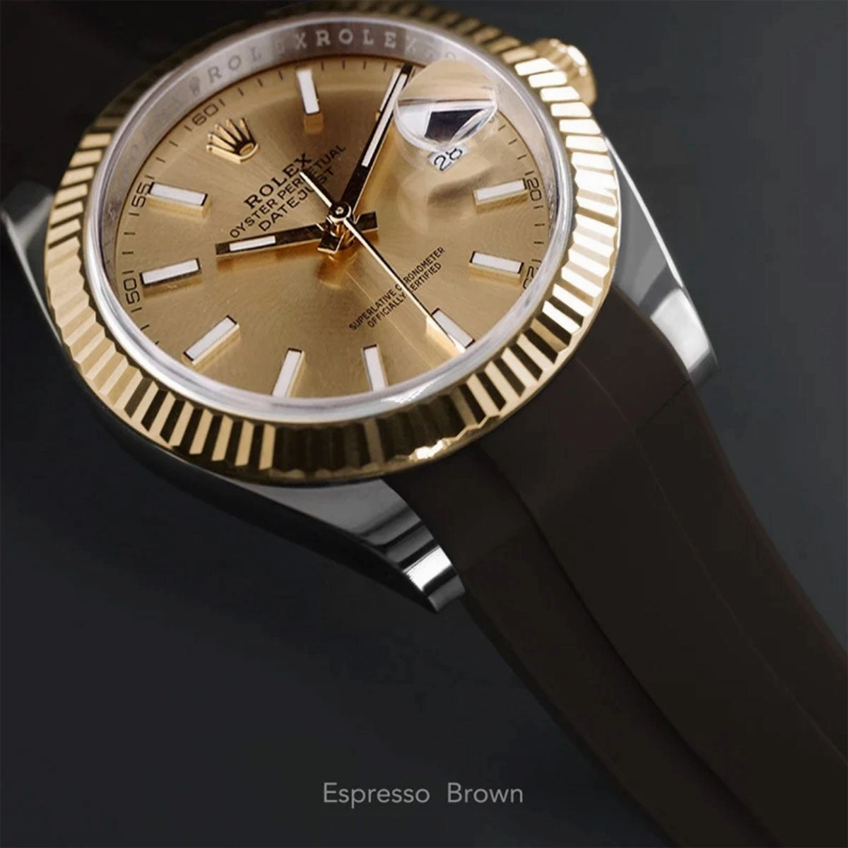 Rolex - Rubber B strap for Datejust 41mm - Tang buckle series
