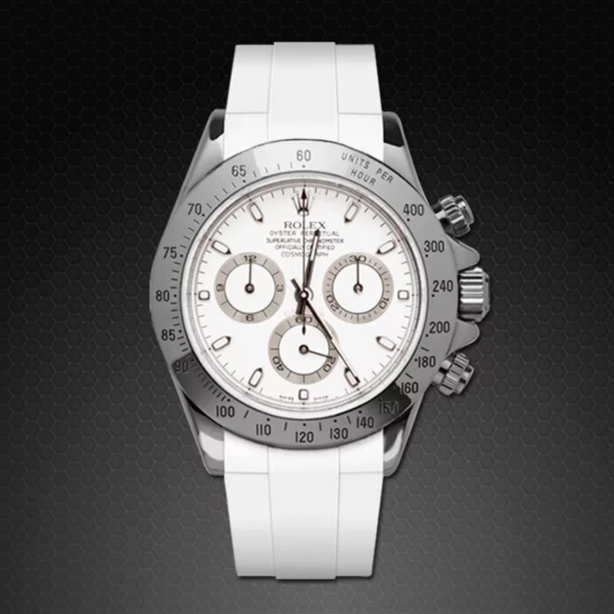 Rolex - Rubber B strap for Daytona Oyster Bracelet - Tang Buckle Series