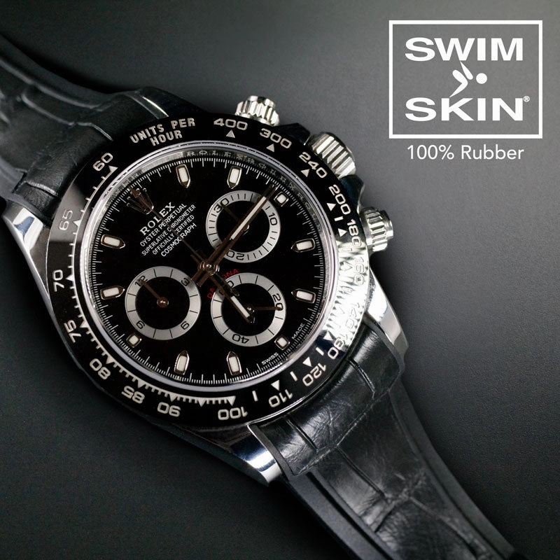 Rolex - Rubber B strap for Daytona Oyster Bracelet Ceramic Bezel - Swimskin??