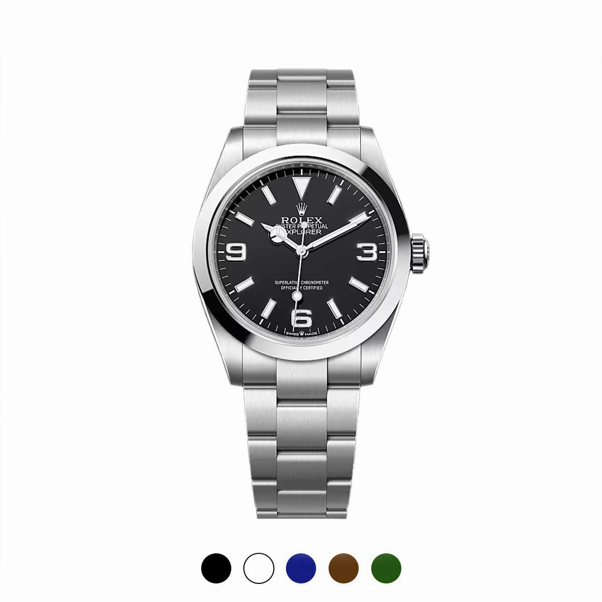 Rolex - Rubber B strap for Explorer 224270 - Tang Buckle Series