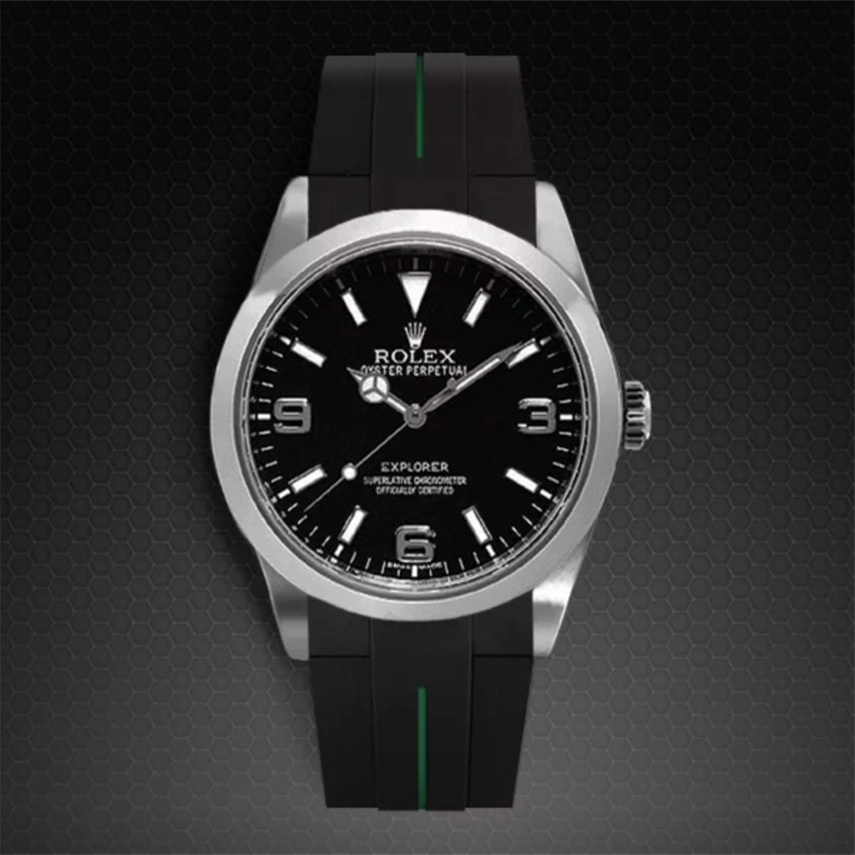 Rolex - Rubber B strap for Explorer I 39mm - Classic Series