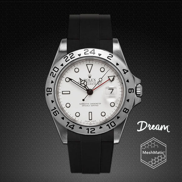 Rolex - Rubber B strap for Explorer II 40mm - The Dream Strap