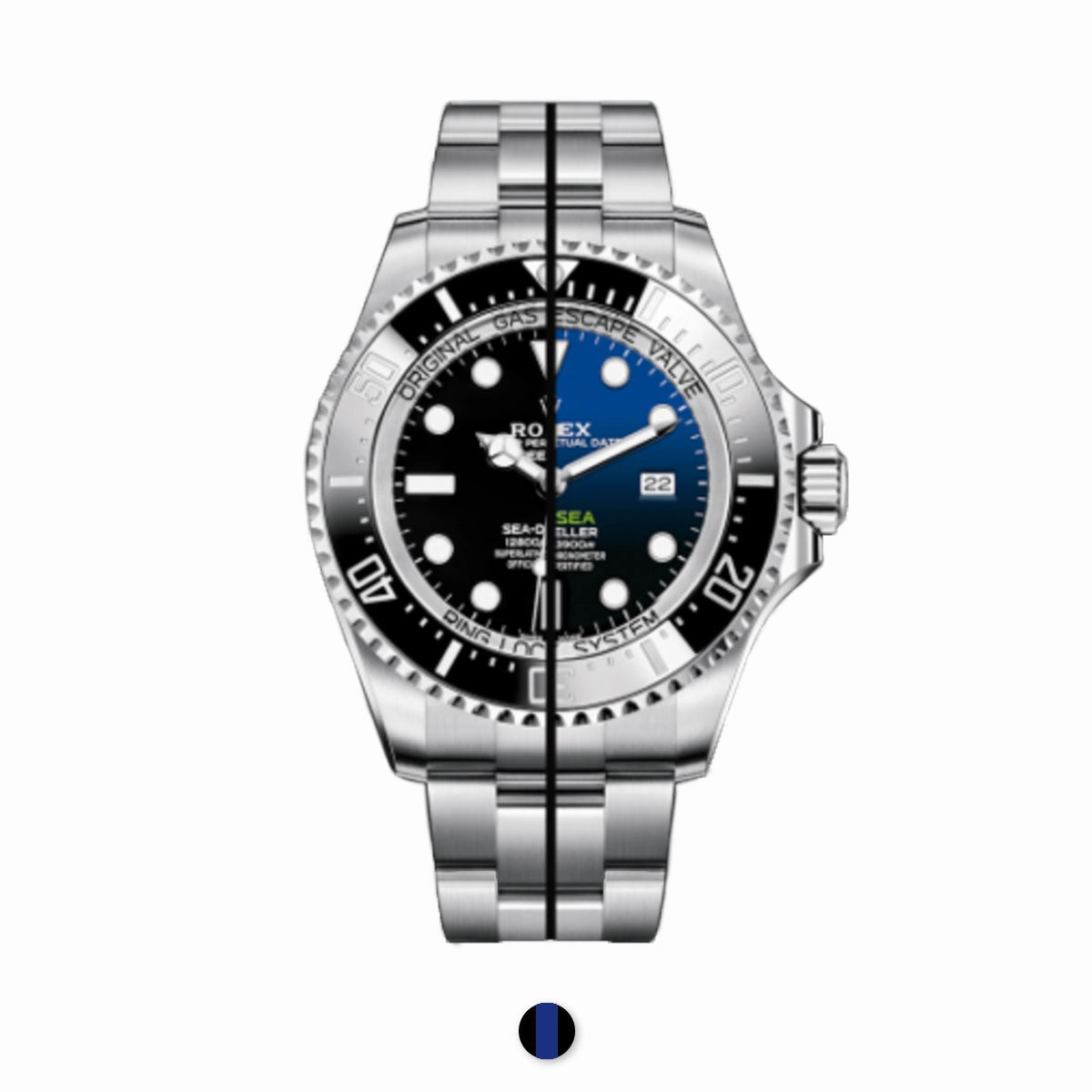 Rolex - Rubber B strap for Rolex Deepsea 126660 & 136660 - Glidelock Edition VulChromatic??
