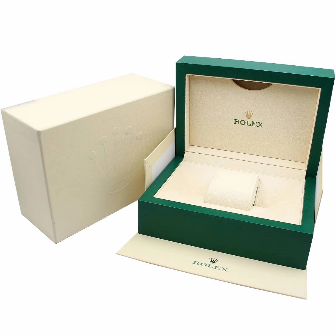 Rolex Day Date II 41mm - Ref: WAT-165011 - White Roman Dial & Fluted Bezel, 18K Yellow Gold President Bracelet Men's Watch