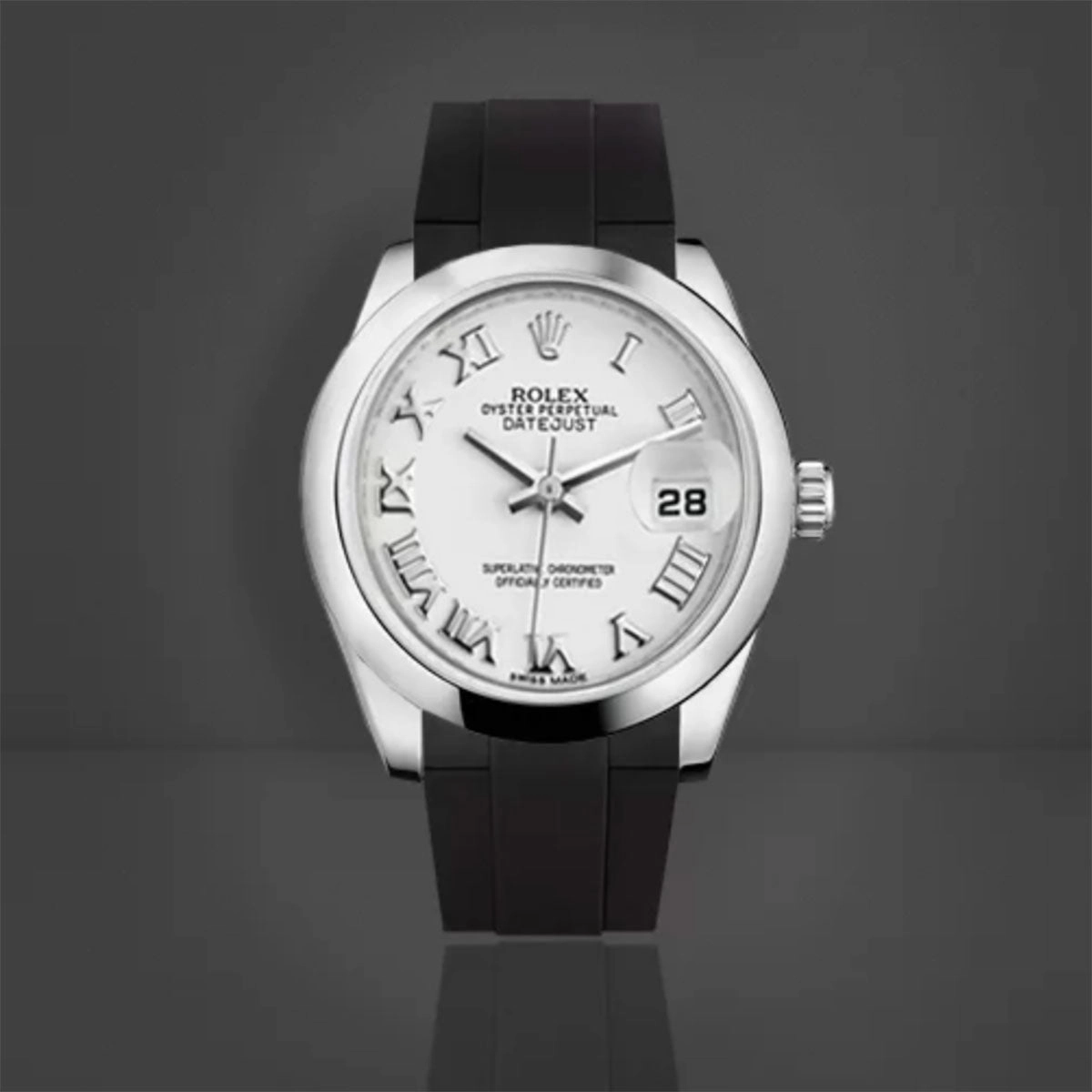 Rolex Jubilee / President Bracelet - Rubber B strap for Oyster Perpetual / Datejust 31mm - Tang buckle series