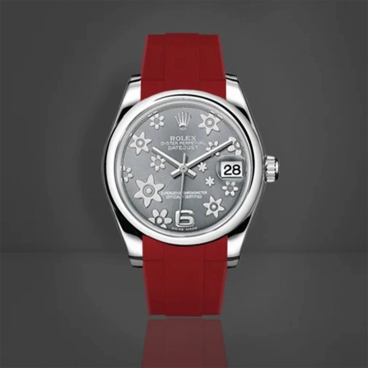 Rolex Oyster Bracelet - Rubber B strap for Oyster Perpetual / Datejust 31mm - Classic Series
