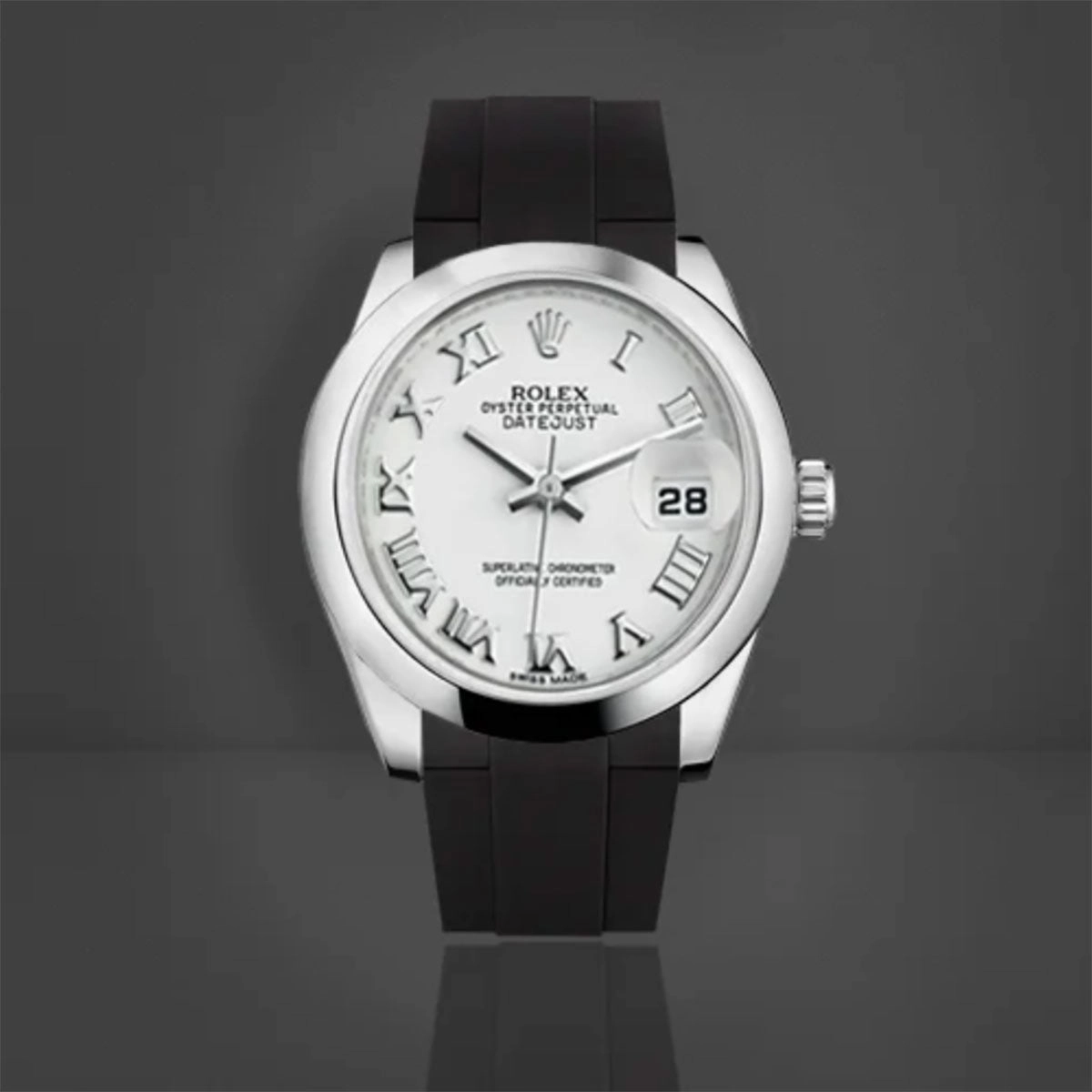 Rolex Oyster Bracelet - Rubber B strap for Oyster Perpetual / Datejust 31mm - Classic Series