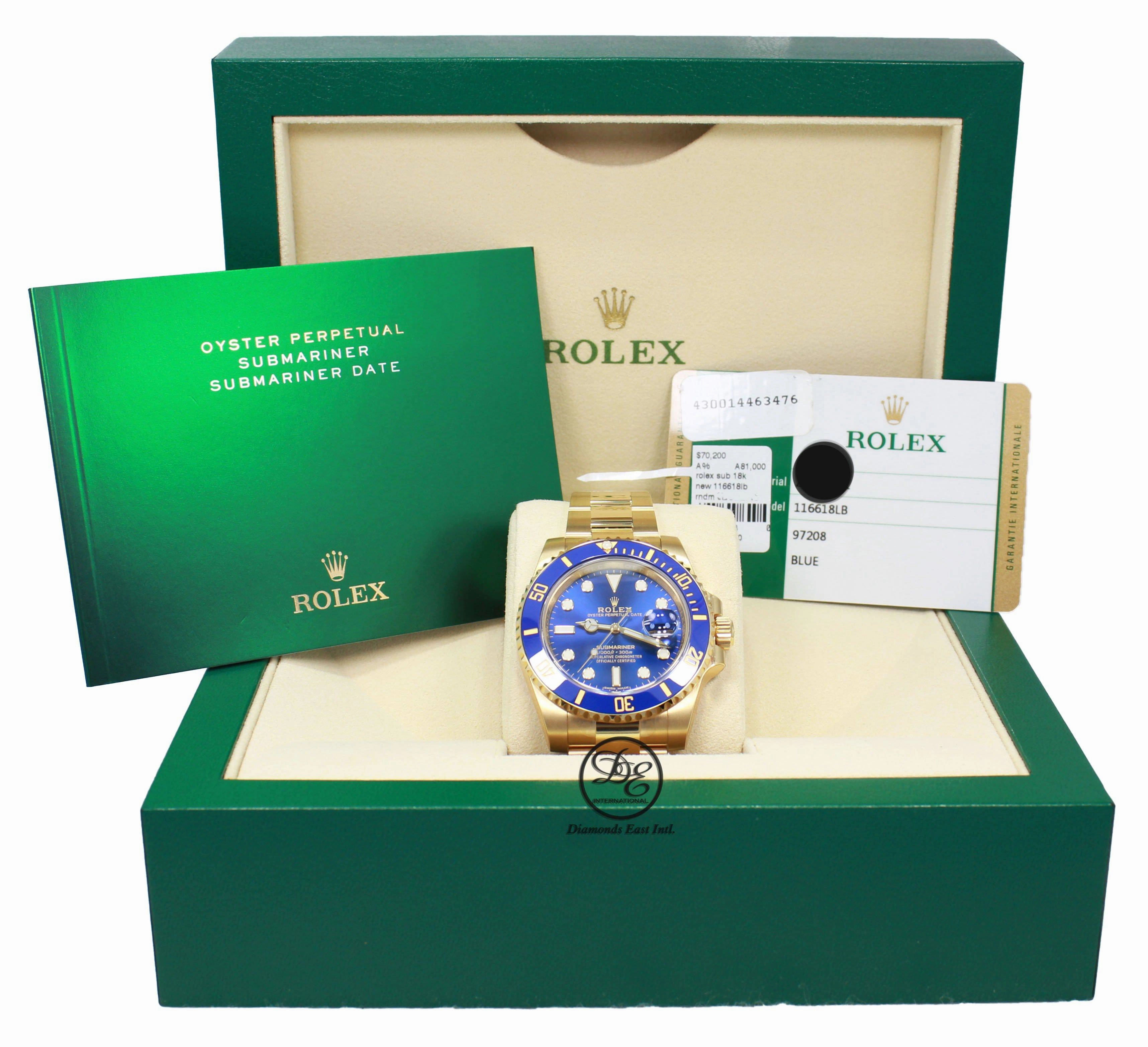 Rolex Oyster Perpetual Submariner Date 116618LB UNWORN