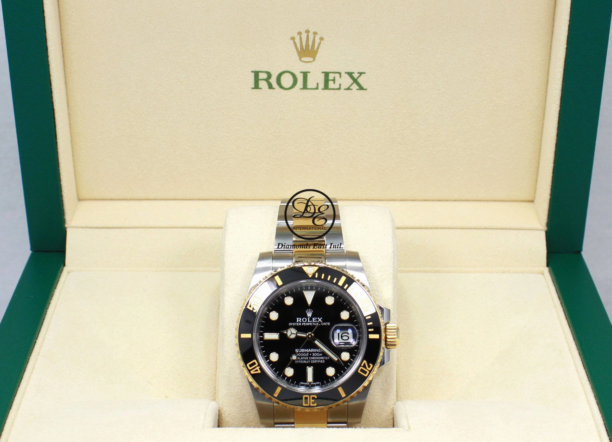 Rolex Oyster Perpetual Submariner Date 18k yellow gold / steel  116613LN BOX/PAPERS