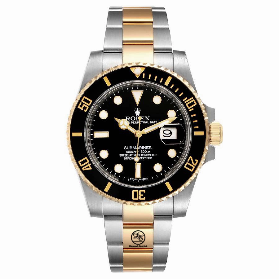 Rolex Oyster Perpetual Submariner Date 18k yellow gold / steel  116613LN BOX/PAPERS