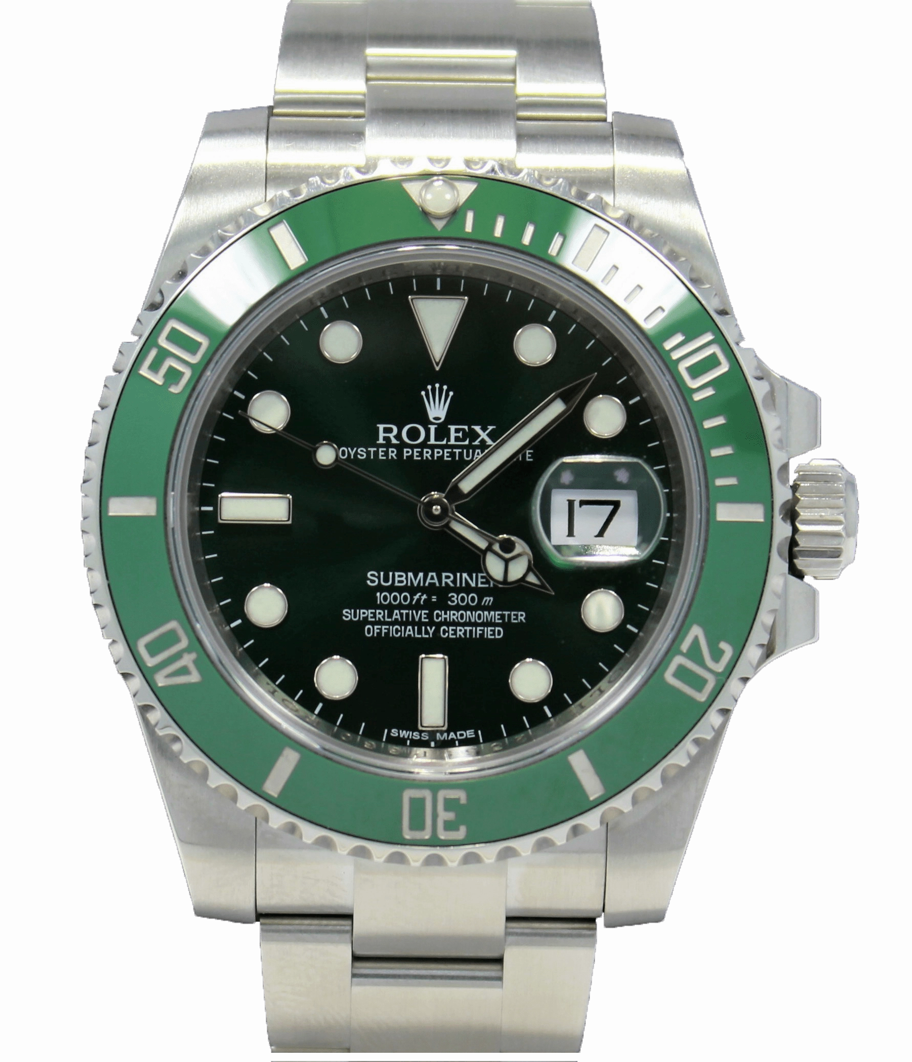 Rolex Oyster Perpetual Submariner HULK 116610LV BOX/PAPERS