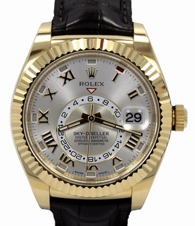 Rolex Sky-Dweller 18K Yellow Gold 326138 BOX/PAPERS