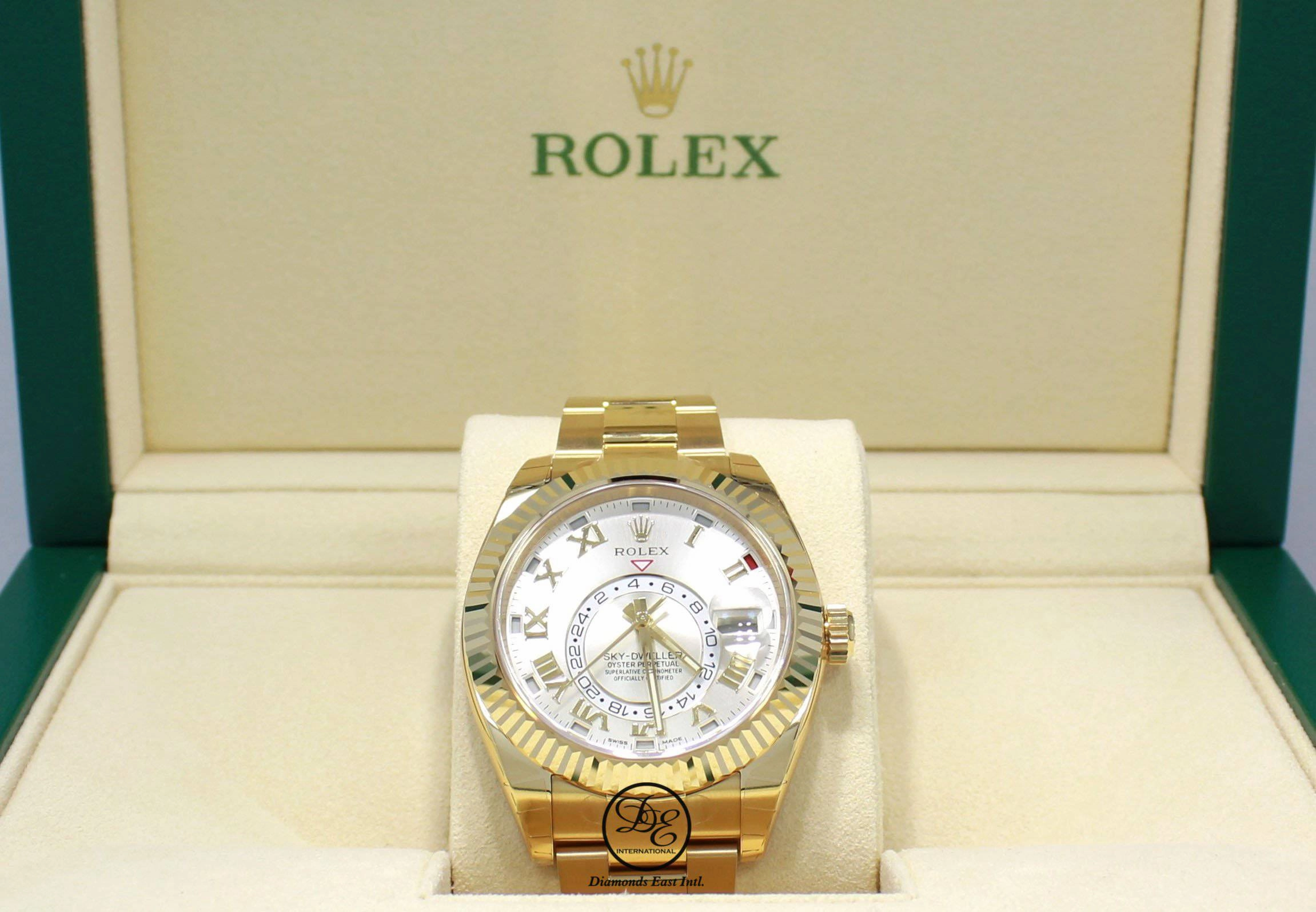 Rolex Sky-Dweller 18k Yellow Gold 326938 UNWORN