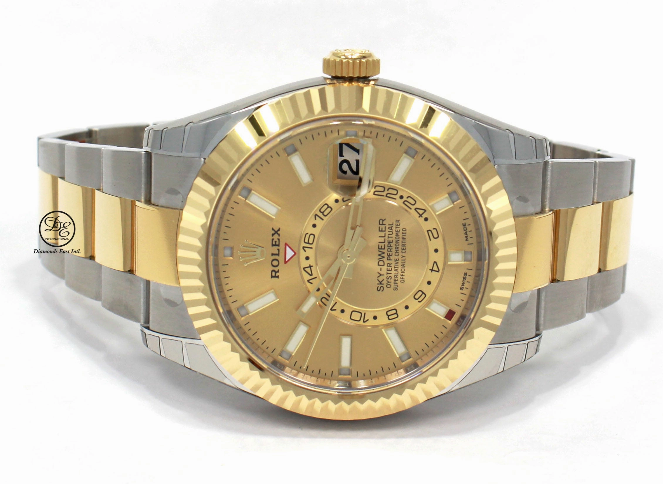 Rolex Sky-Dweller 18k Yellow Gold/SS 326933 UNWORN