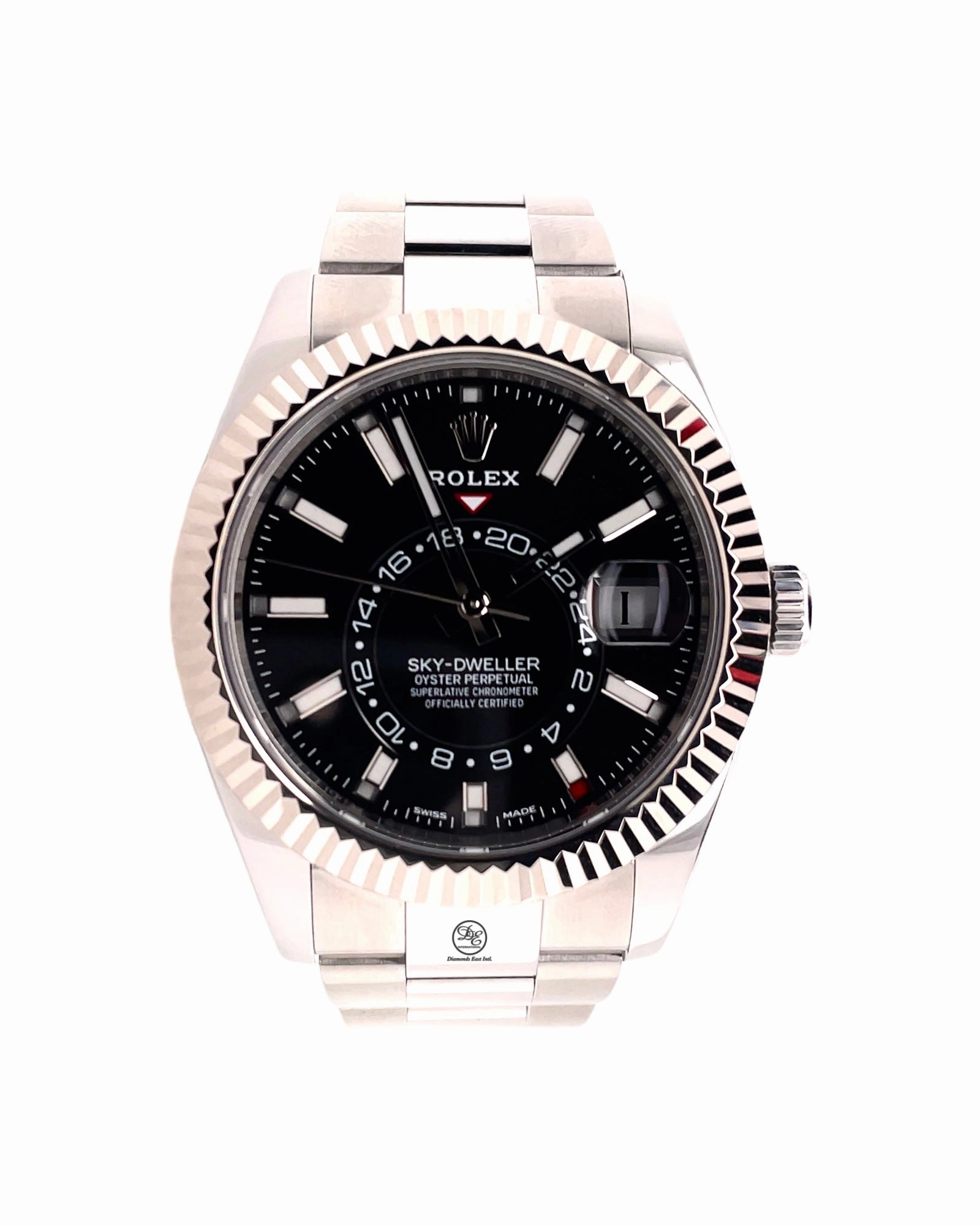 Rolex Sky-Dweller 326934 Black Dial Oyster Box and Papers PreOwned