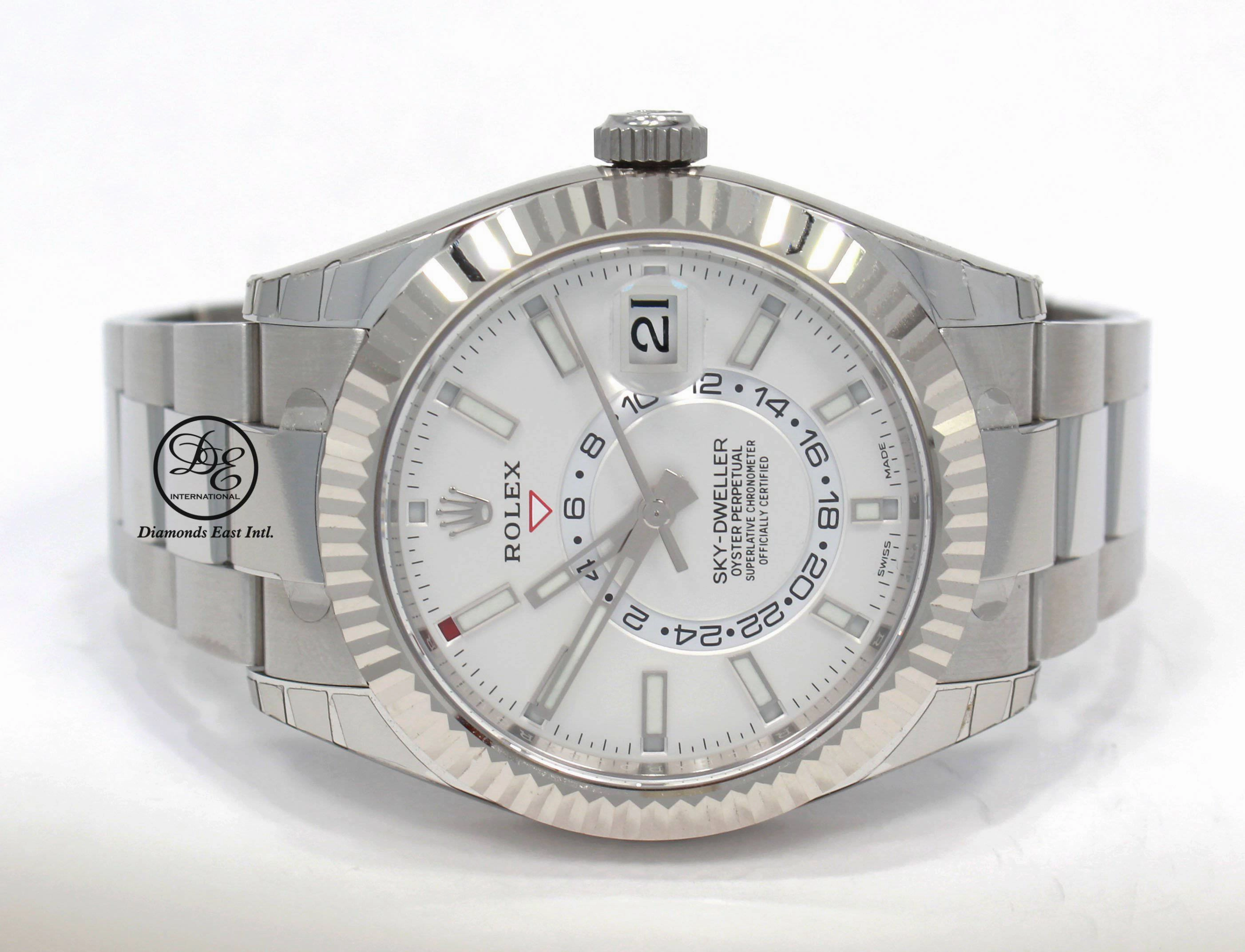 Rolex Sky-Dweller stainless steel  326934 WHTSO UNWORN