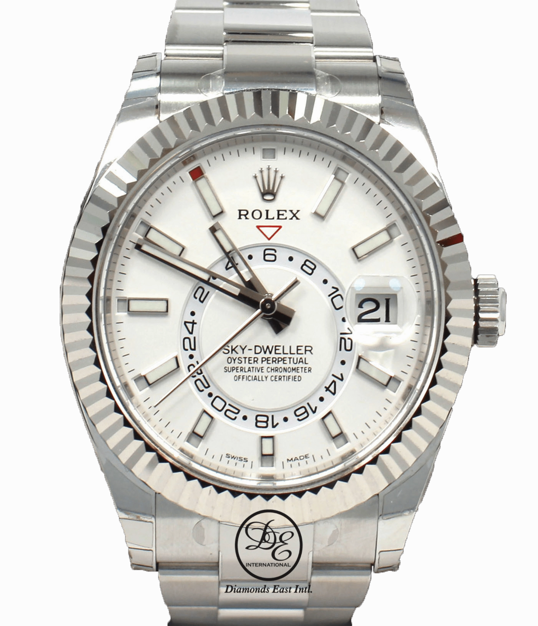 Rolex Sky-Dweller stainless steel  326934 WHTSO UNWORN