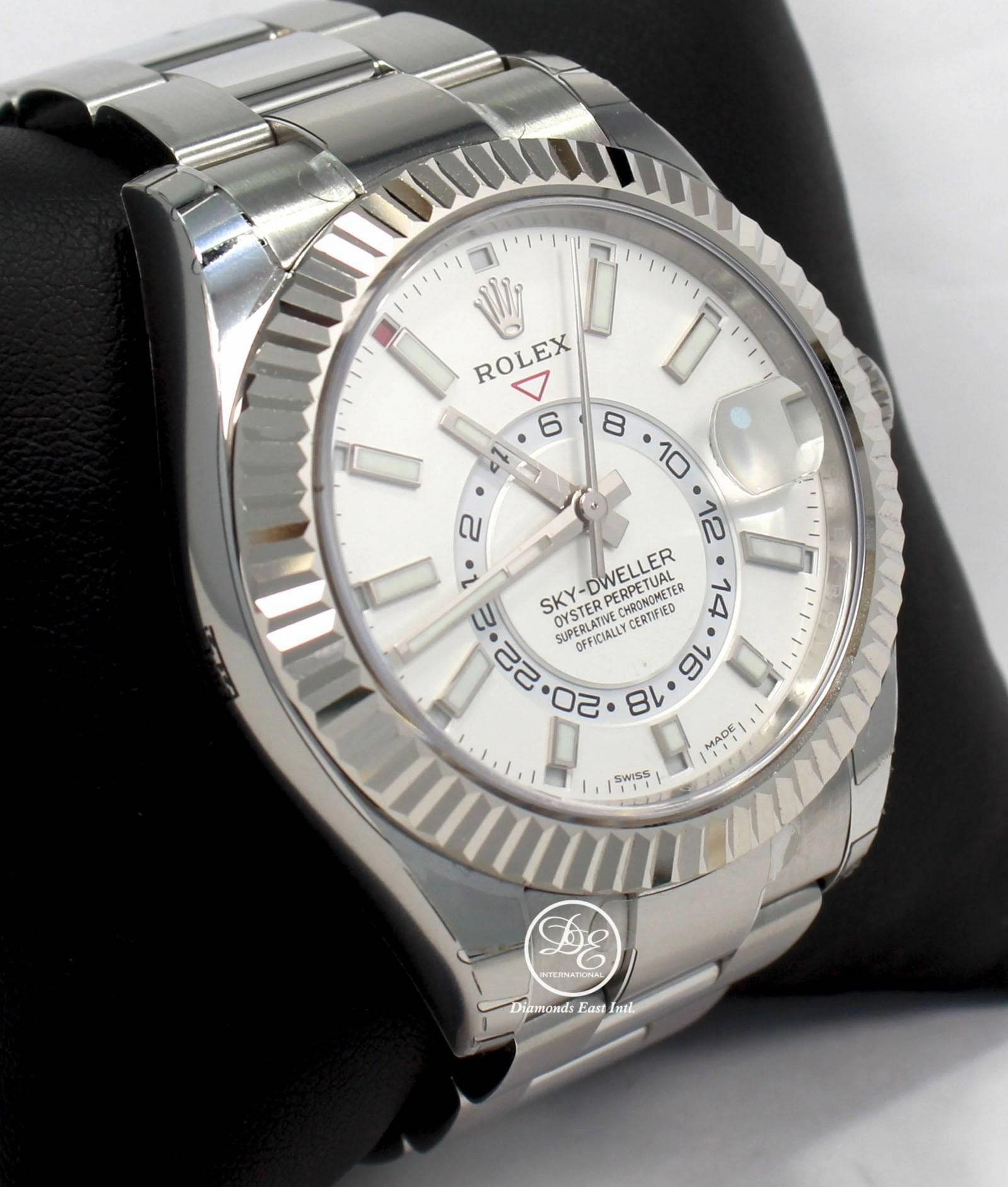 Rolex Sky-Dweller stainless steel  326934 WHTSO UNWORN
