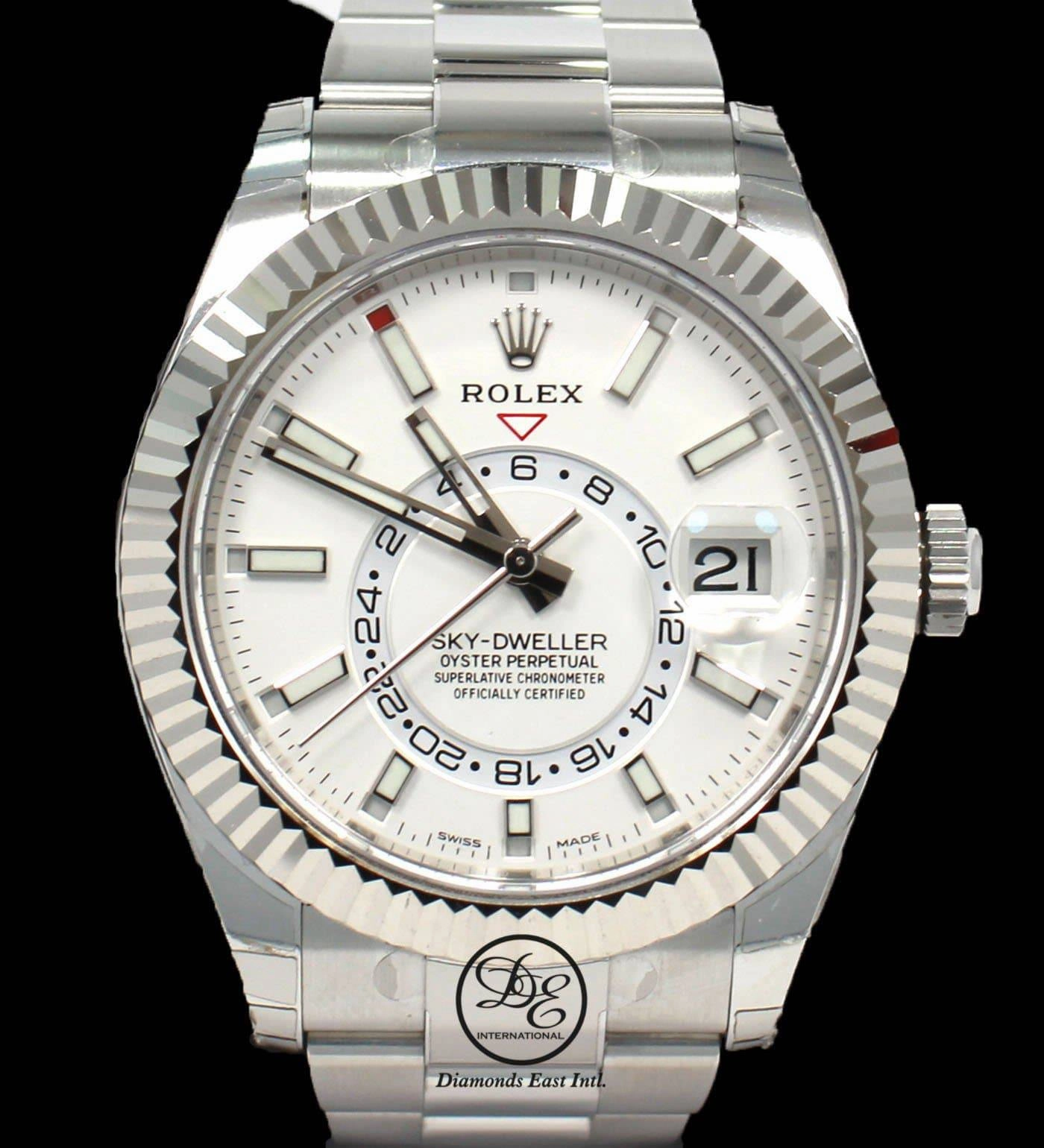 Rolex Sky-Dweller stainless steel  326934 WHTSO UNWORN
