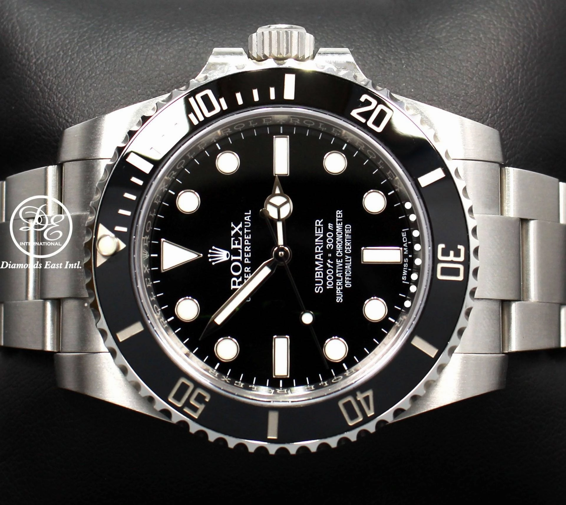 Rolex Submariner 114060 Steel Oyster Black Ceramic Bezel Watch BOX/PAPERS