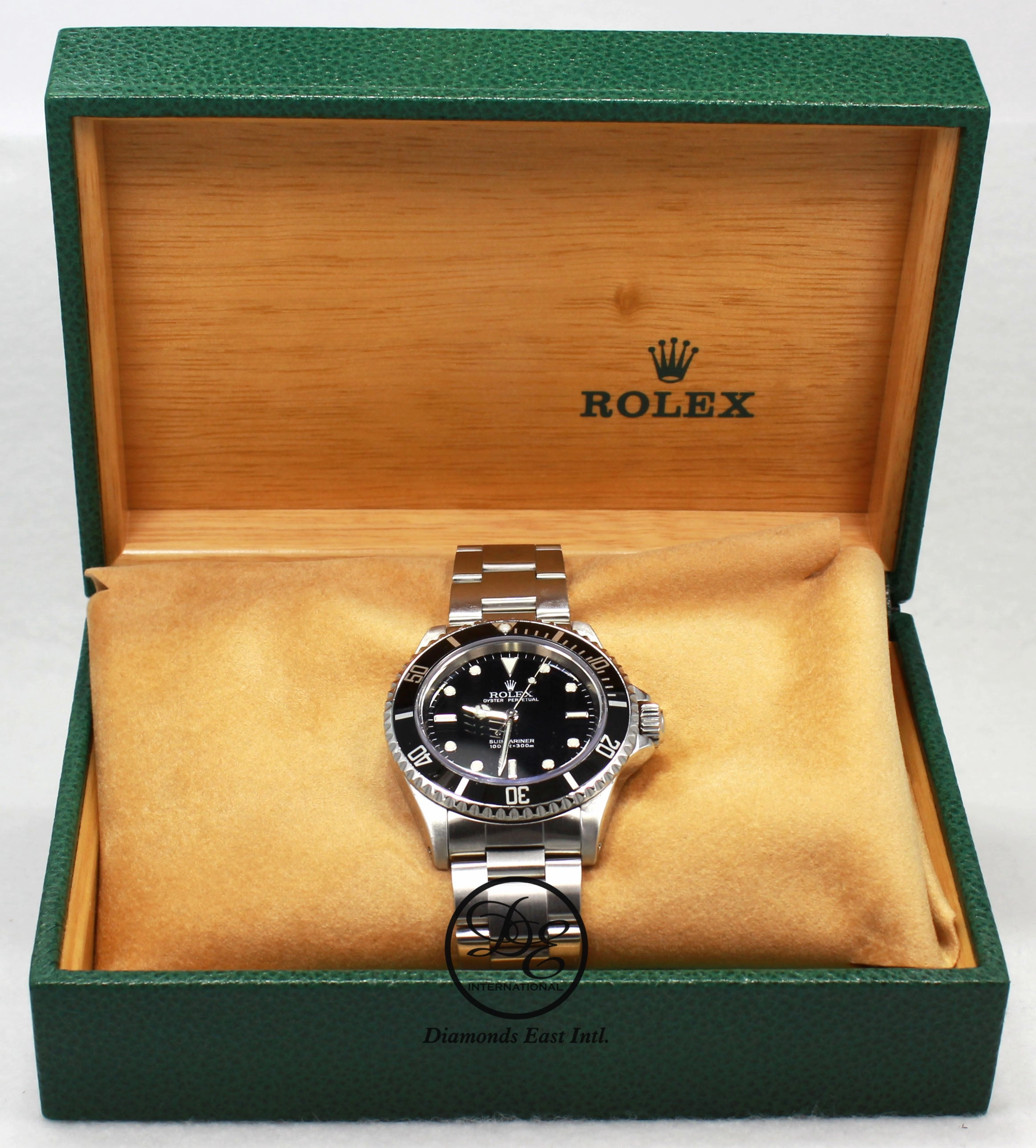 ROLEX Submariner 14060 Oyster Stainless Steel Black Dial Watch