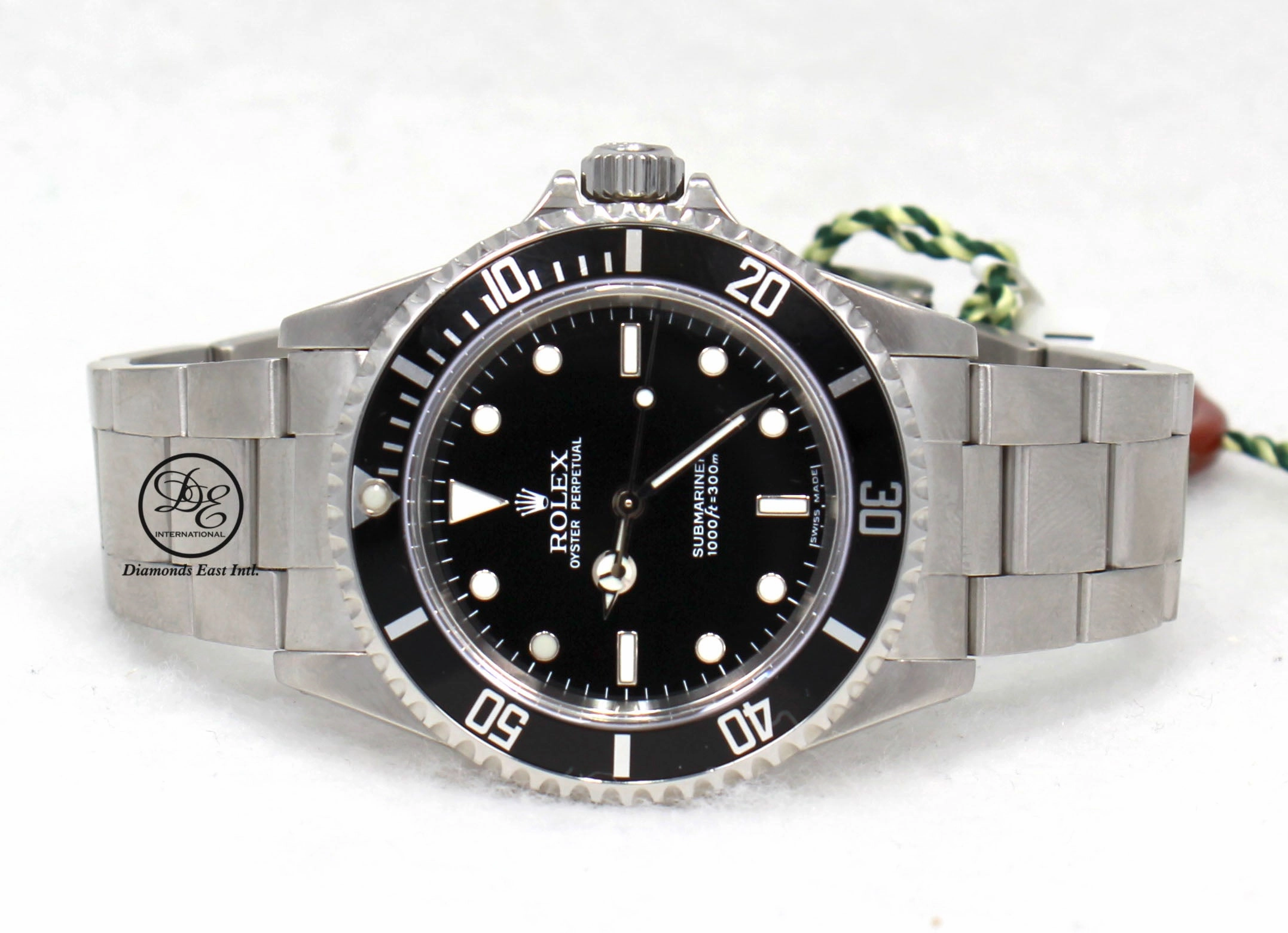ROLEX Submariner 14060 Oyster Stainless Steel Black Dial Watch