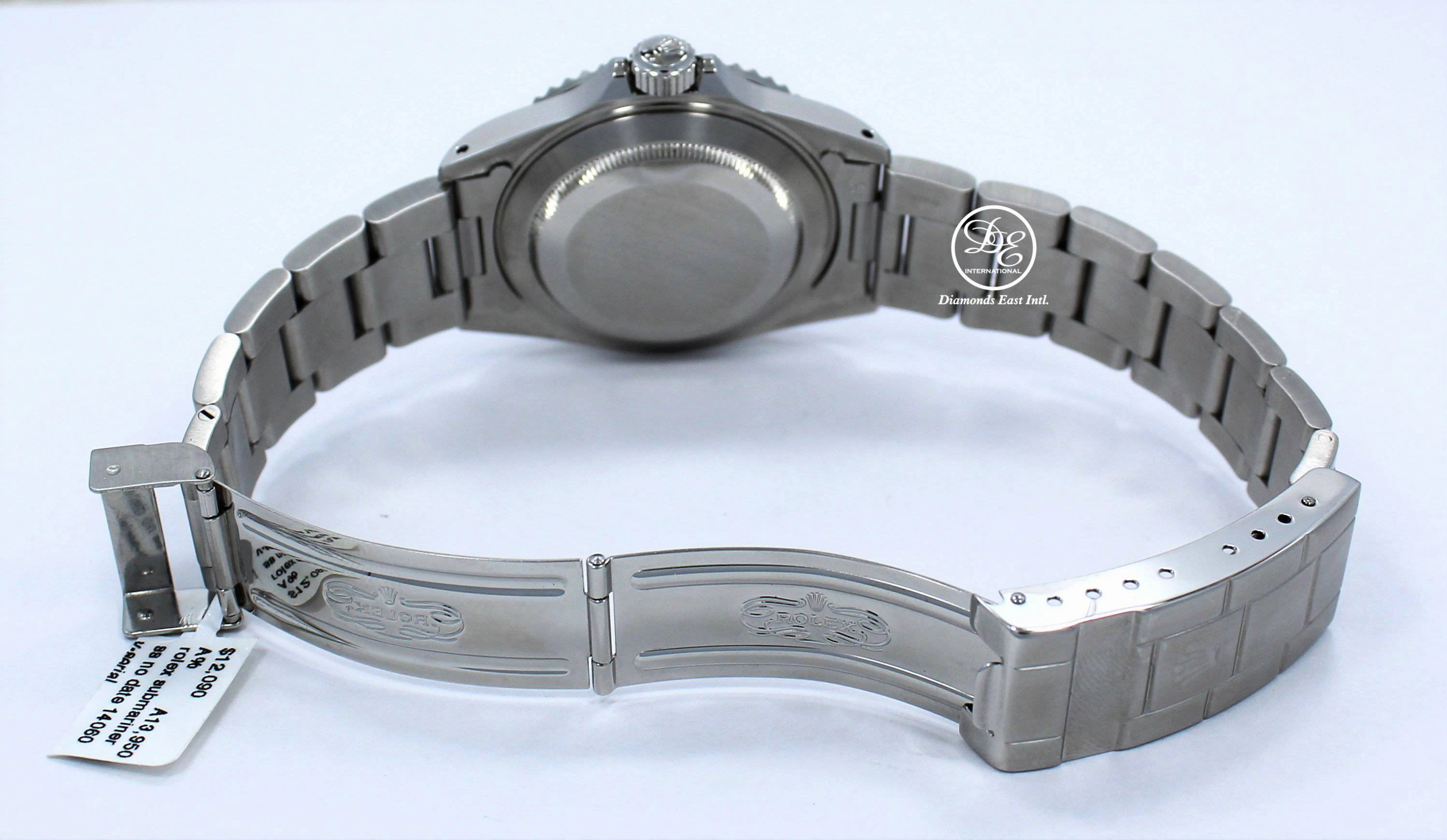 ROLEX Submariner 14060 Oyster Stainless Steel Black Dial Watch