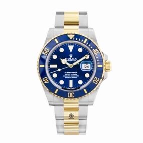 Rolex Submariner 41mm 126613LB 18K Yellow Gold/Steel Blue Ceramic Watch UNWORN