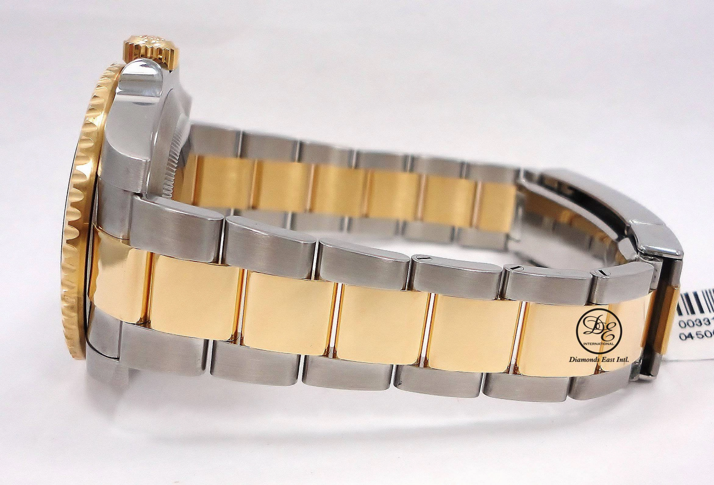 Rolex Submariner Date 116613LN Oyster Perpetual 18k Yellow Gold/ SS Black Ceramic