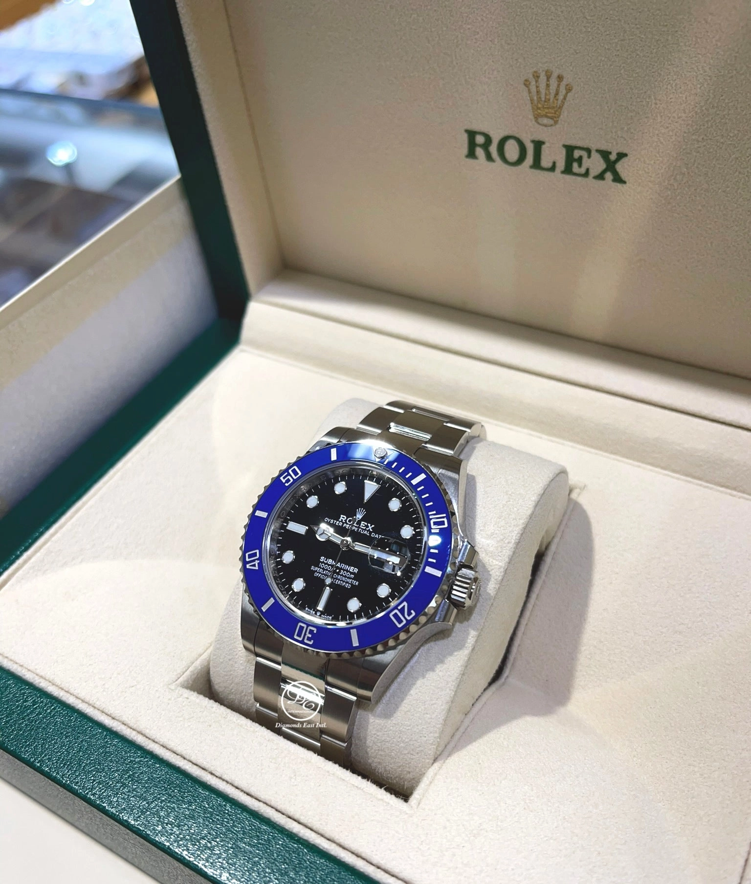 Rolex Submariner Date 41mm White Gold Smurf 126619LB Box And Papers MINT