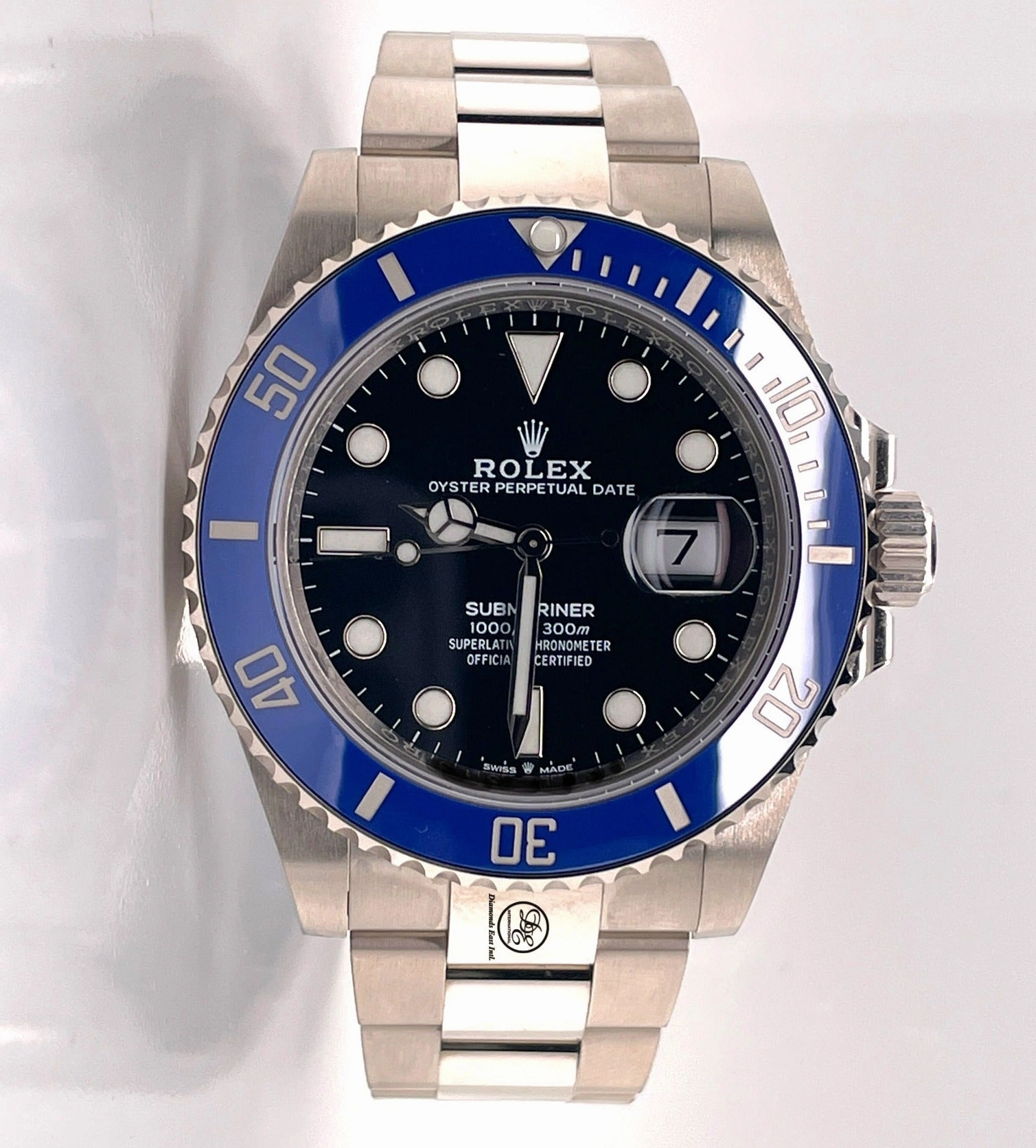 Rolex Submariner Date 41mm White Gold Smurf 126619LB Box And Papers MINT