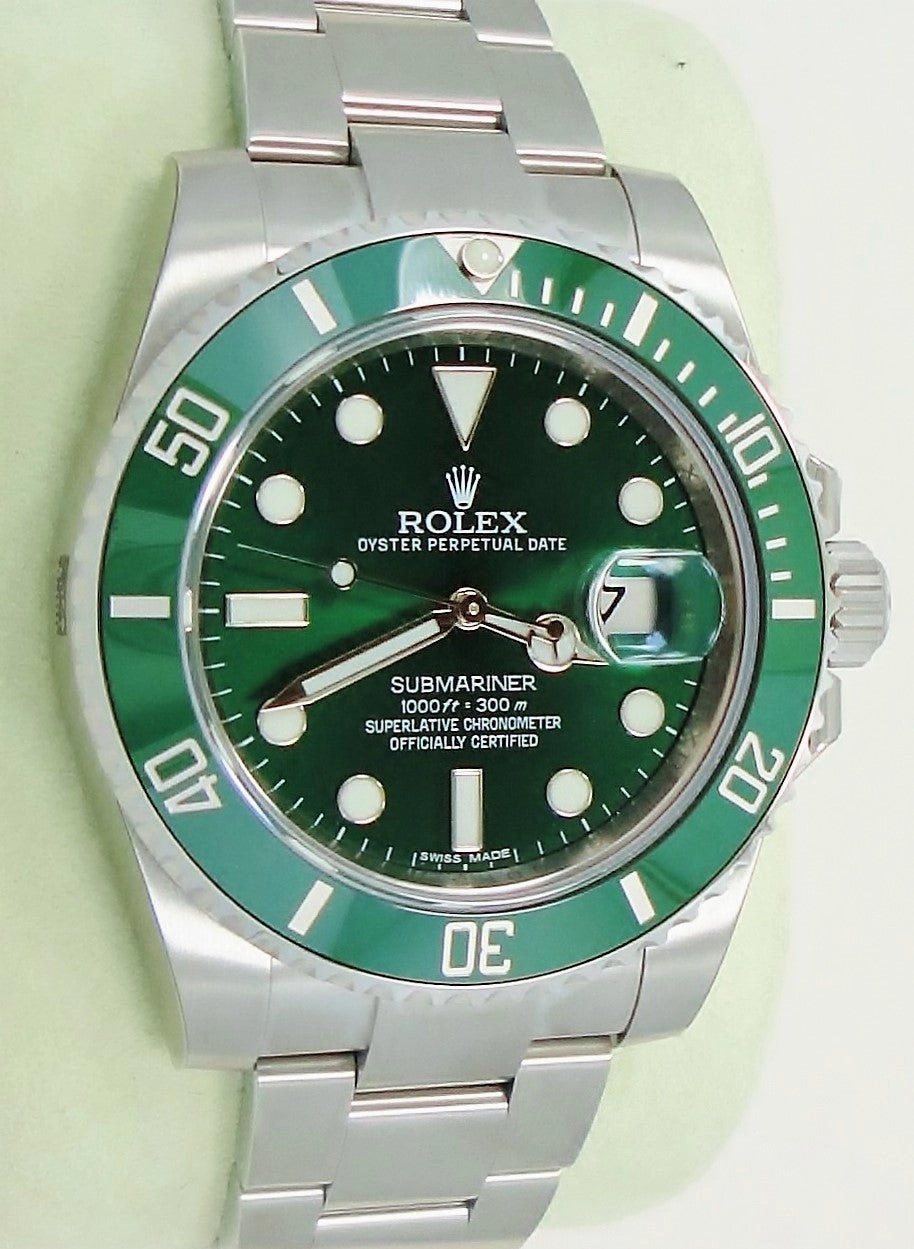 Rolex Submariner Hulk 116610LV Oyster Box And Papers UNWORN FULLY STICKERED!!