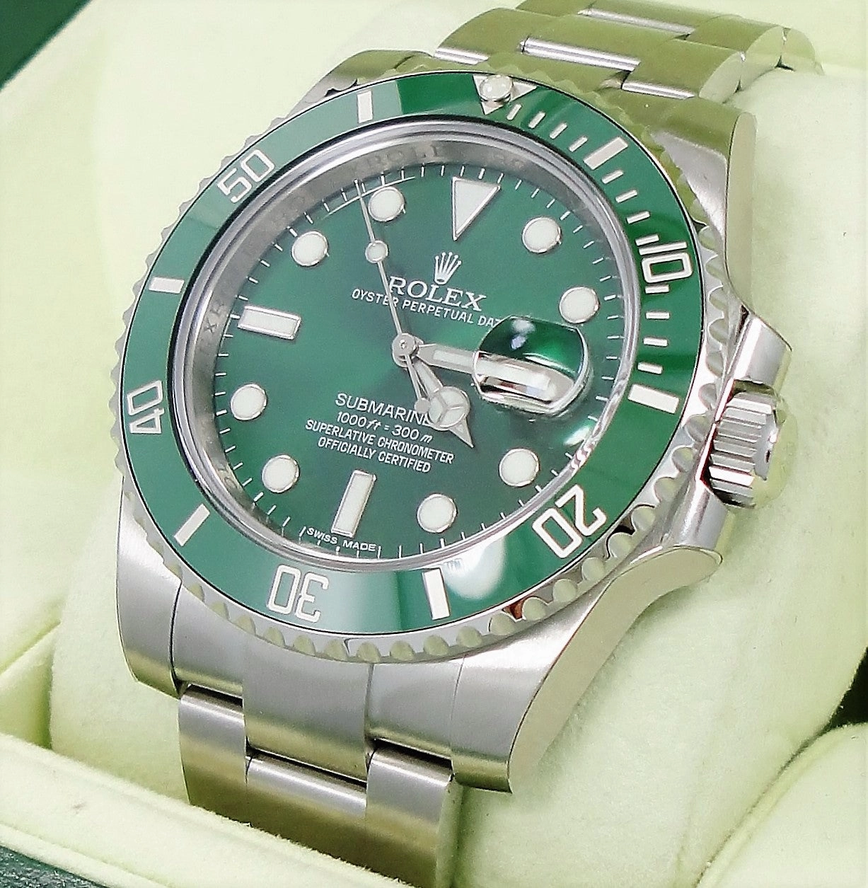 Rolex Submariner Hulk 116610LV Oyster Box And Papers UNWORN FULLY STICKERED!!
