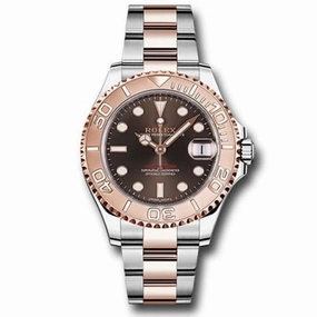 Rolex Yachtmaster 40mm - Ref: 126621-0001 - Chocolate Dial, Two Tone Stainless Steel & 18K Rose Gold Oyster Bracelet Men's Watch