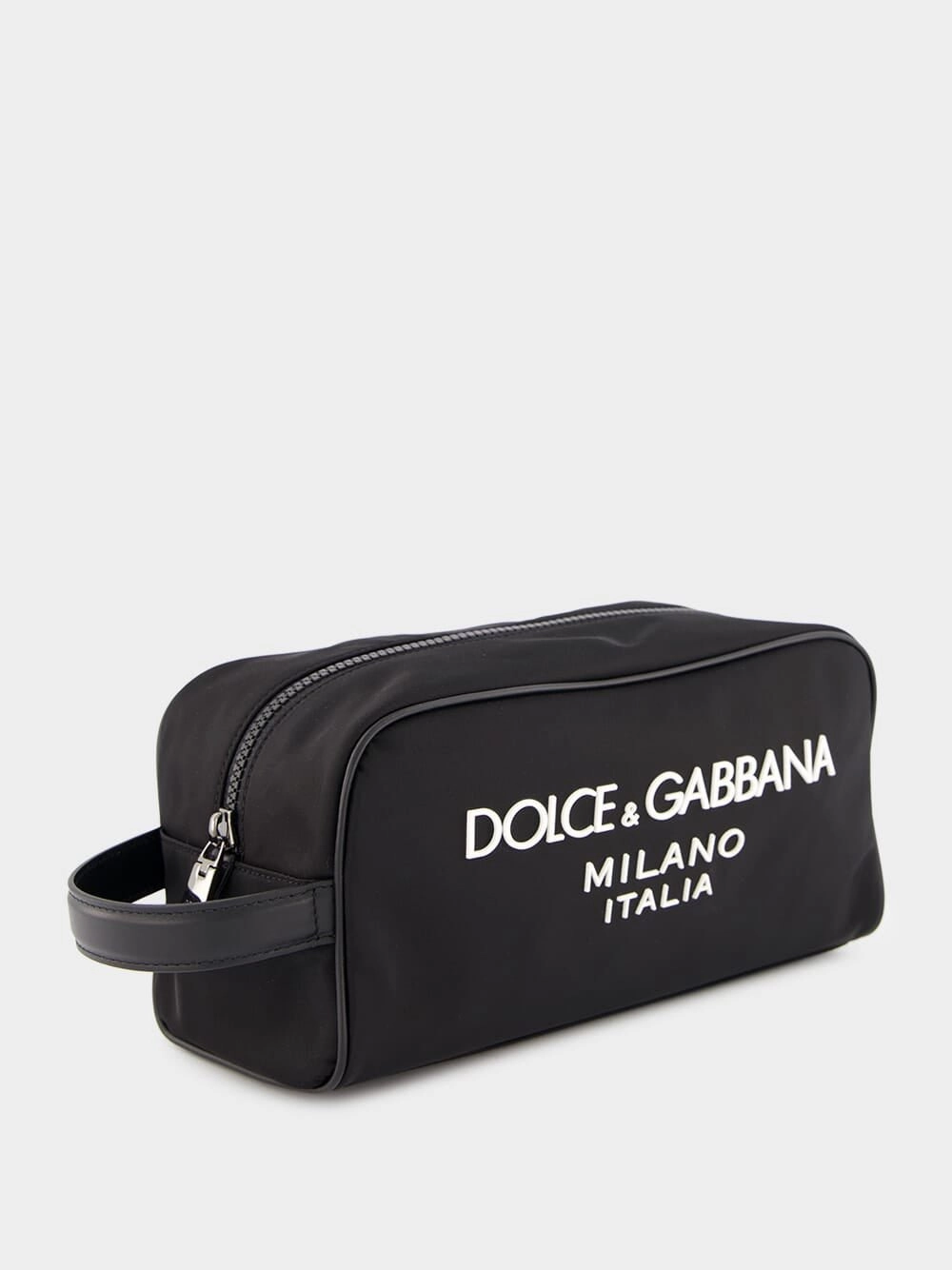 Rubberized Logo Toiletry Bag