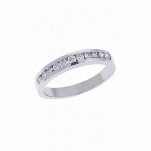 S Kashi & Sons Channel Wedding Band D3031WG