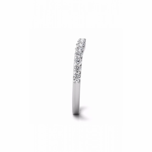 S Kashi & Sons Curved Wedding Band EN6999-BWG