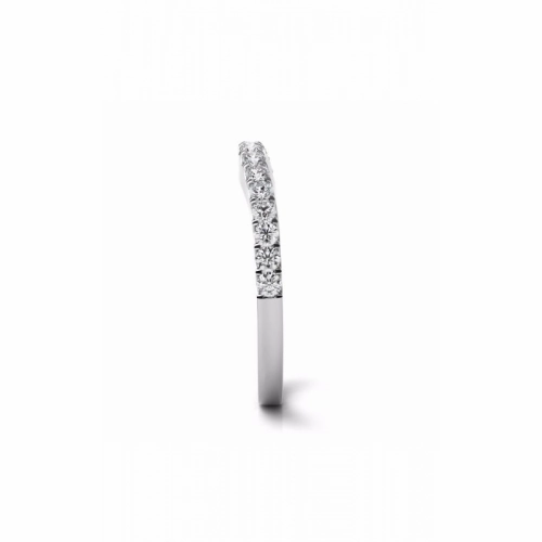 S Kashi & Sons Curved Wedding Band EN7154-BWG