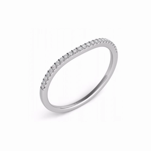 S Kashi & Sons Curved Wedding Band EN7331-BWG