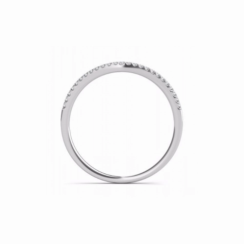 S Kashi & Sons Curved Wedding Band EN7331-BWG