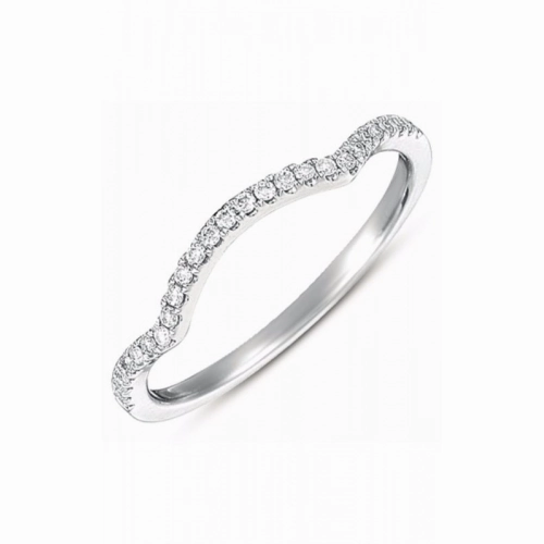 S Kashi & Sons Curved Wedding Band EN7371-BWG