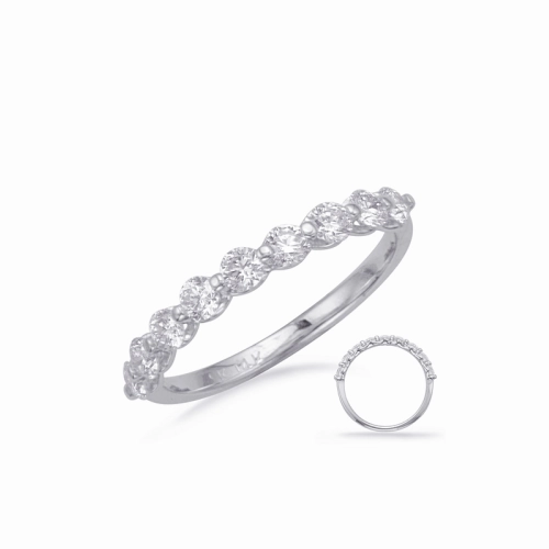 S Kashi & Sons Prong Set Wedding Band EN1708-BWG