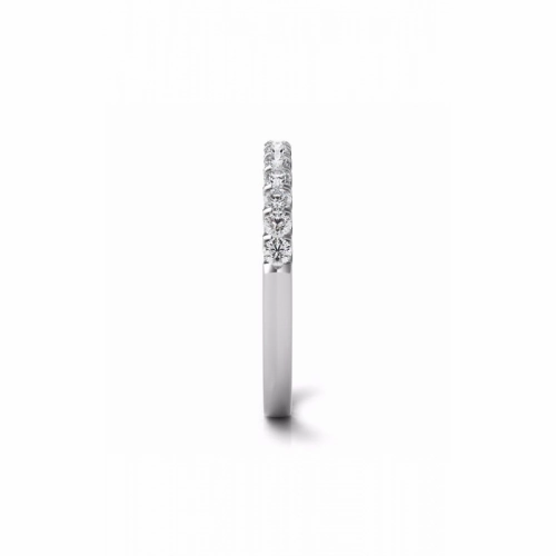 S Kashi & Sons Prong Set Wedding Band EN6593-BWG