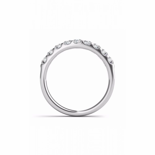 S Kashi & Sons Prong Set Wedding Band EN7164-BWG