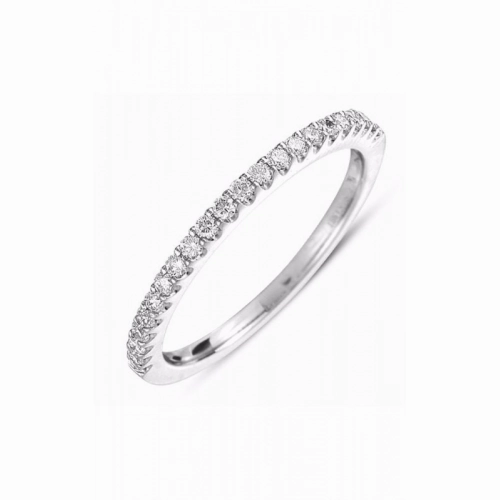 S Kashi & Sons Prong Set Wedding Band EN7313-BWG