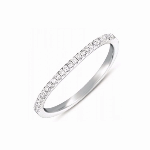 S Kashi & Sons Prong Set Wedding Band EN7369-BWG
