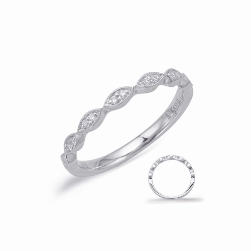 S Kashi & Sons Prong Set Wedding Band EN8038-B75WG