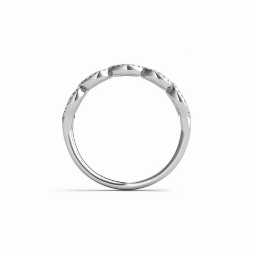 S Kashi & Sons Stackables Wedding Band D4330WG