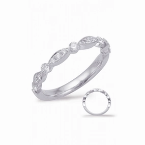 S Kashi & Sons Stackables Wedding Band EN7866-B75WG